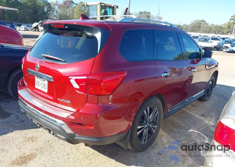 2019 Nissan Pathfinder Platinum from USA, damaged, VIN 5N1DR2MN5KC592002